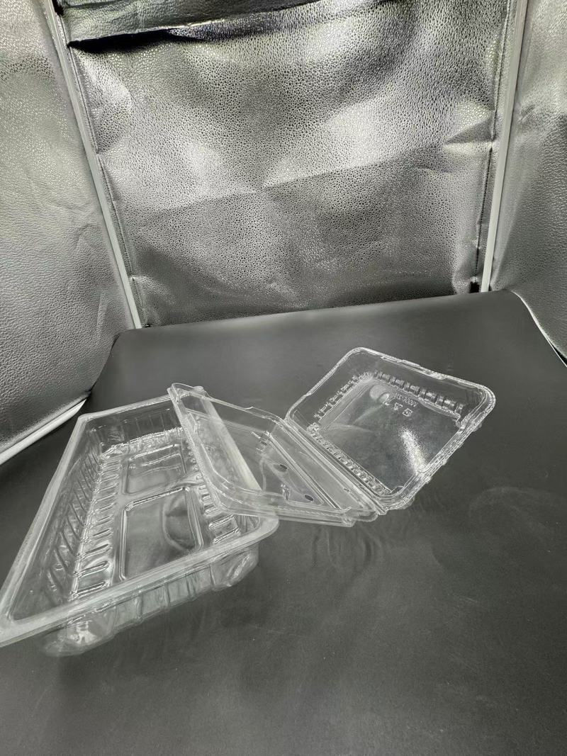 TL-PET-178 LA caja termoformadora PET para alimentos, frutas, platos de carne,