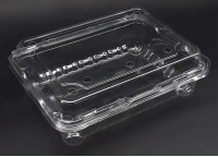 TL-PET-178 LA caja termoformadora PET para alimentos, frutas, platos de carne,