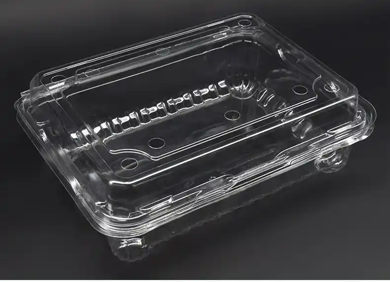 TL-PET-178 LA caja termoformadora PET para alimentos, frutas, platos de carne,