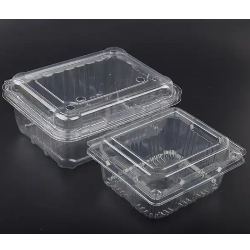 TL-PET-178 LA caja termoformadora PET para alimentos, frutas, platos de carne,