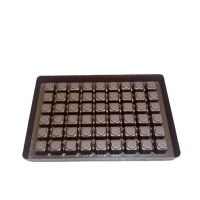 Brown Chocolate PS Packaging Box Blister Inner Tray
