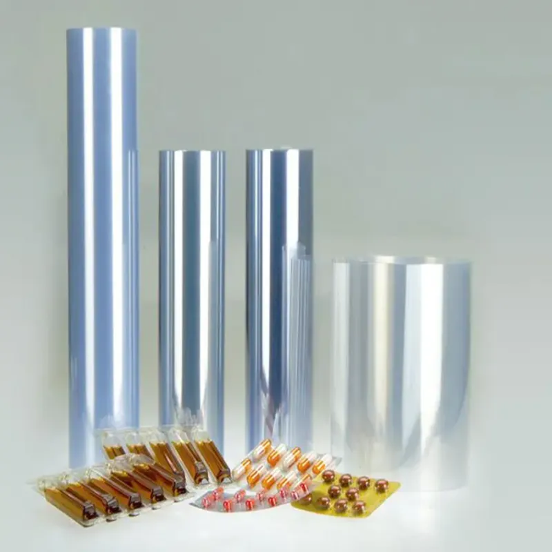 Transparante PVC-folie pil vloeistof verpakking