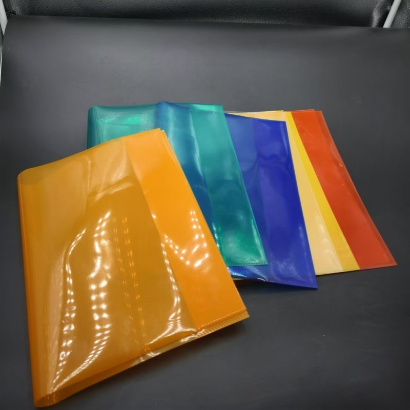 Couvertures de reliure de cahier en feuille de PVC transparent A4