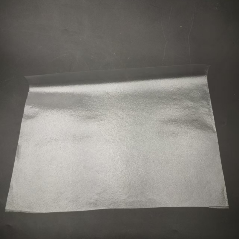 Lámina rígida de PVC transparente mate esmerilado para etiquetas