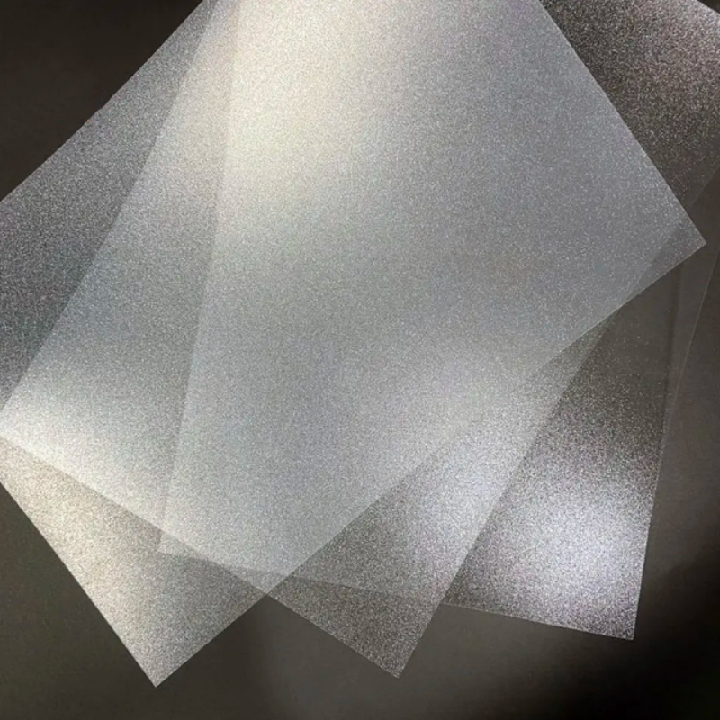 Mattierte, klare Hart-PVC-Folie für Etiketten