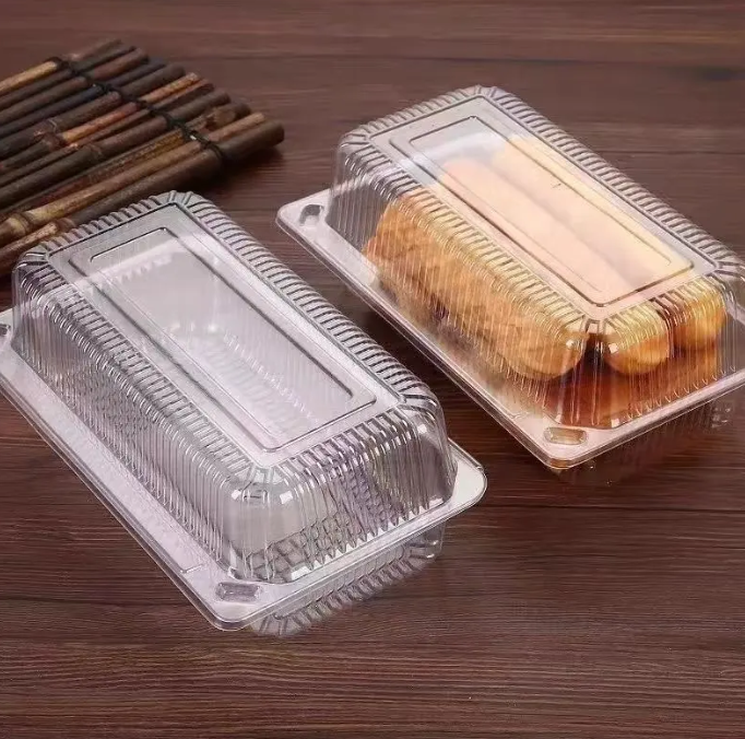 Transparent PET food container