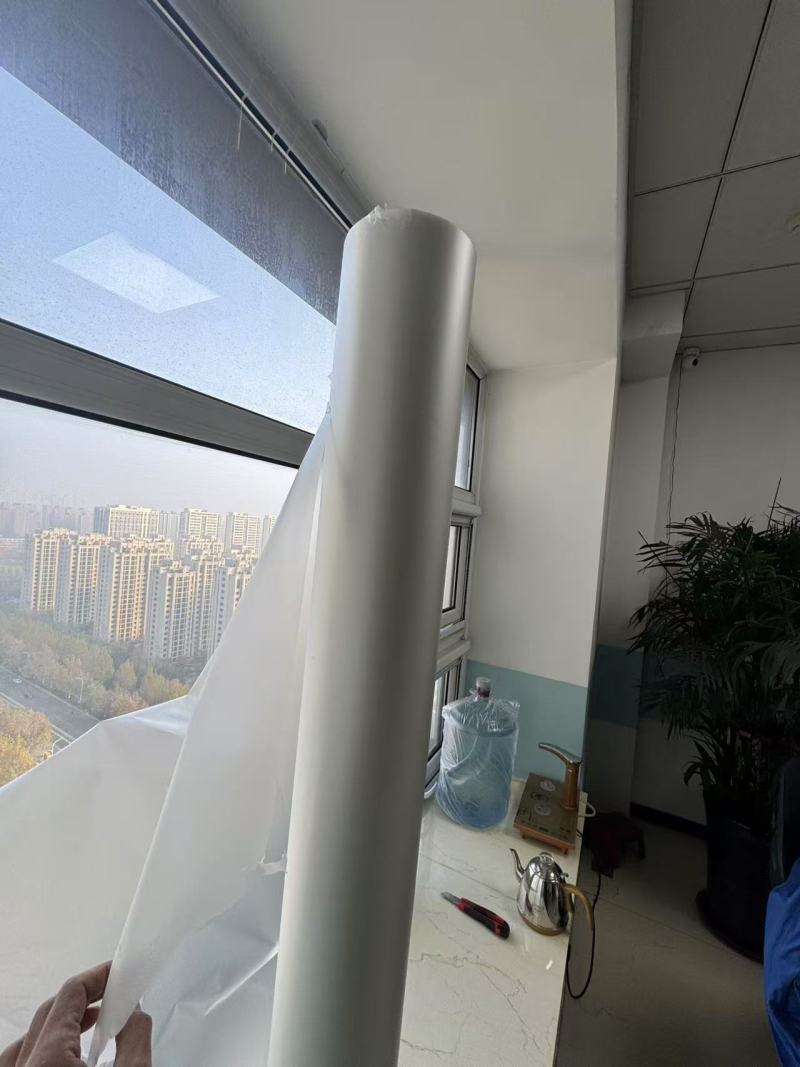 PVC abrasion-resistant layer that finds wide application in ground protection, decorative printing, and engineering protection.