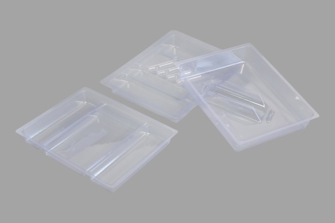Medicinski pladenj za pretisne omote PETG za vakuumsko uporabo za enkratno uporabo