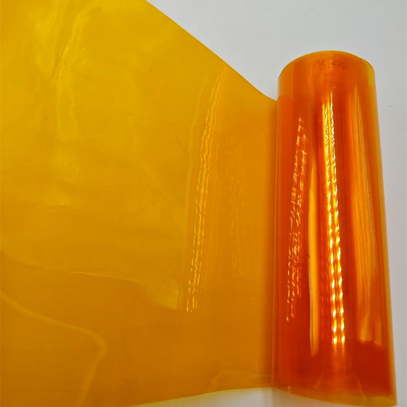 Film d'emballage sous blister pharmaceutique en PVC orange