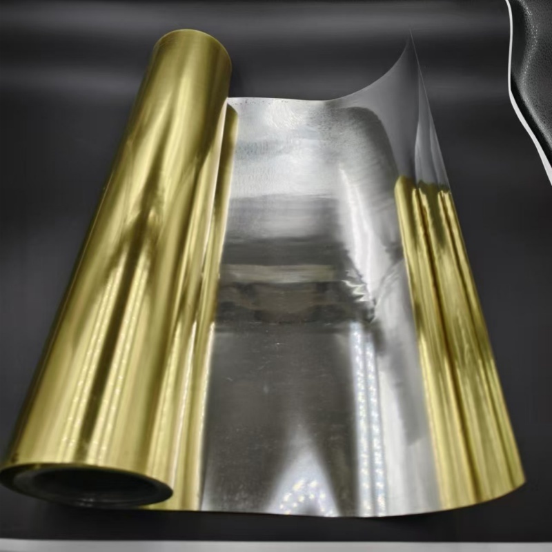 Metallisierte Laminierfolie aus starrem PET mit Gold- und Silberbeschichtung