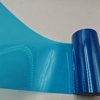 BOPET transparent blue plastic film