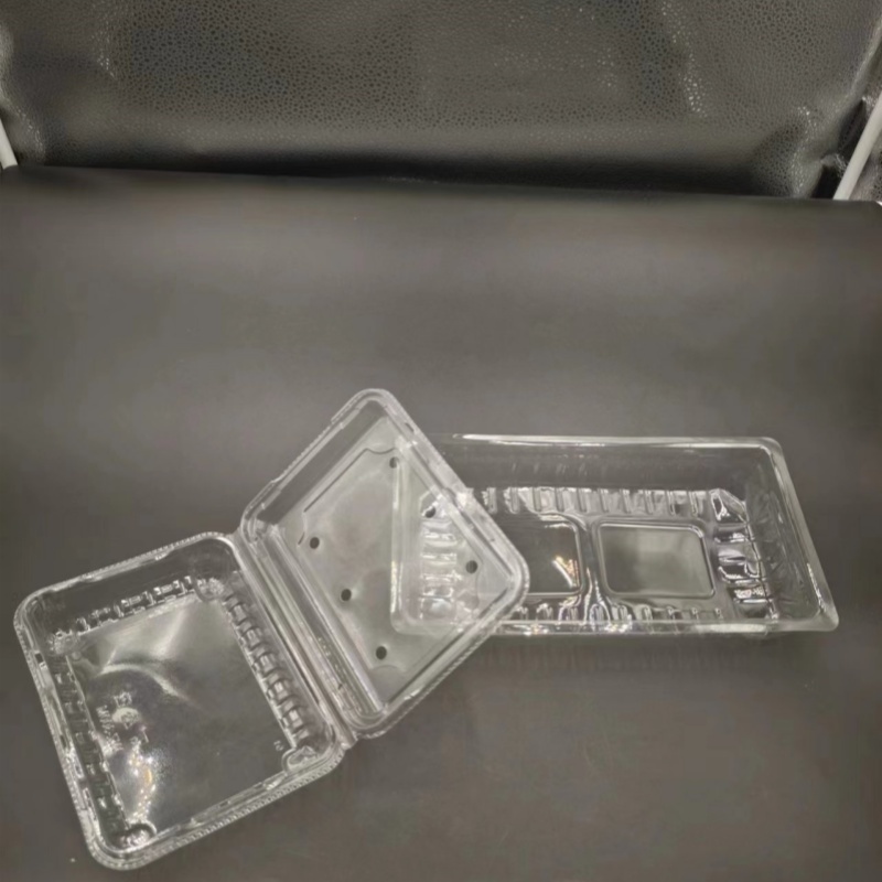 PET škatla za sadje in zelenjavo na tečajih za enkratno uporabo Posoda za hrano