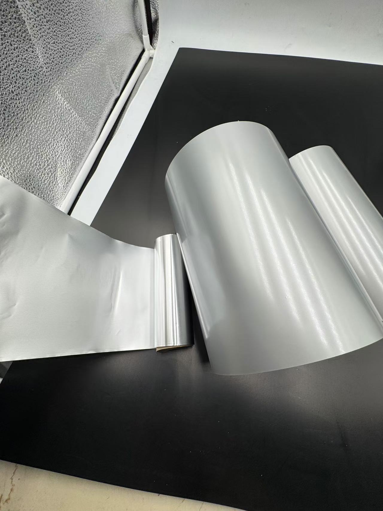 Silver PVC bliste film heat-sealed with ALU foil film