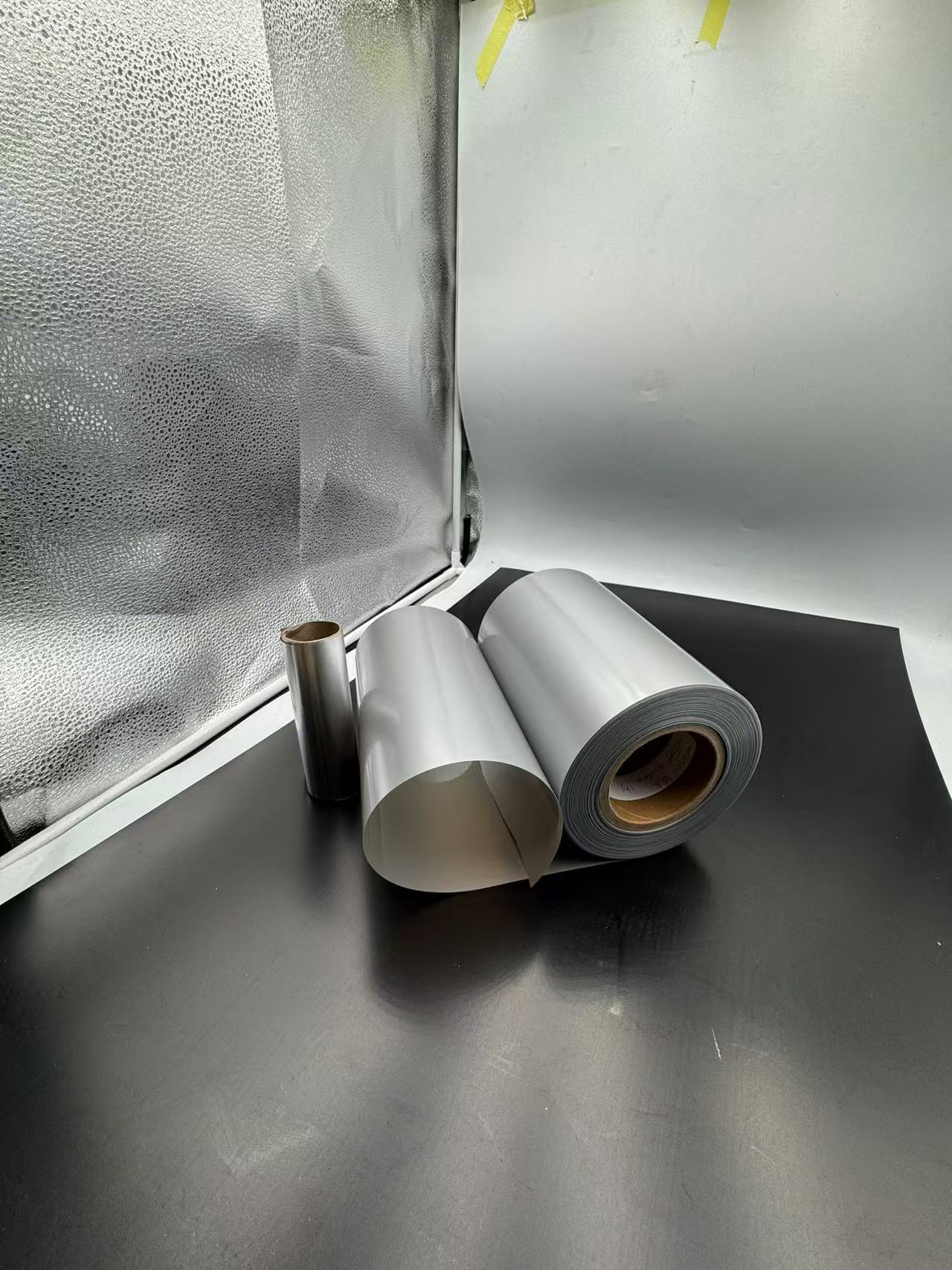 Silver PVC tablet film