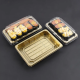 Gouden PET chocolade schaal Plastic Dessert Box