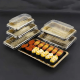 Gouden PET chocolade schaal Plastic Dessert Box