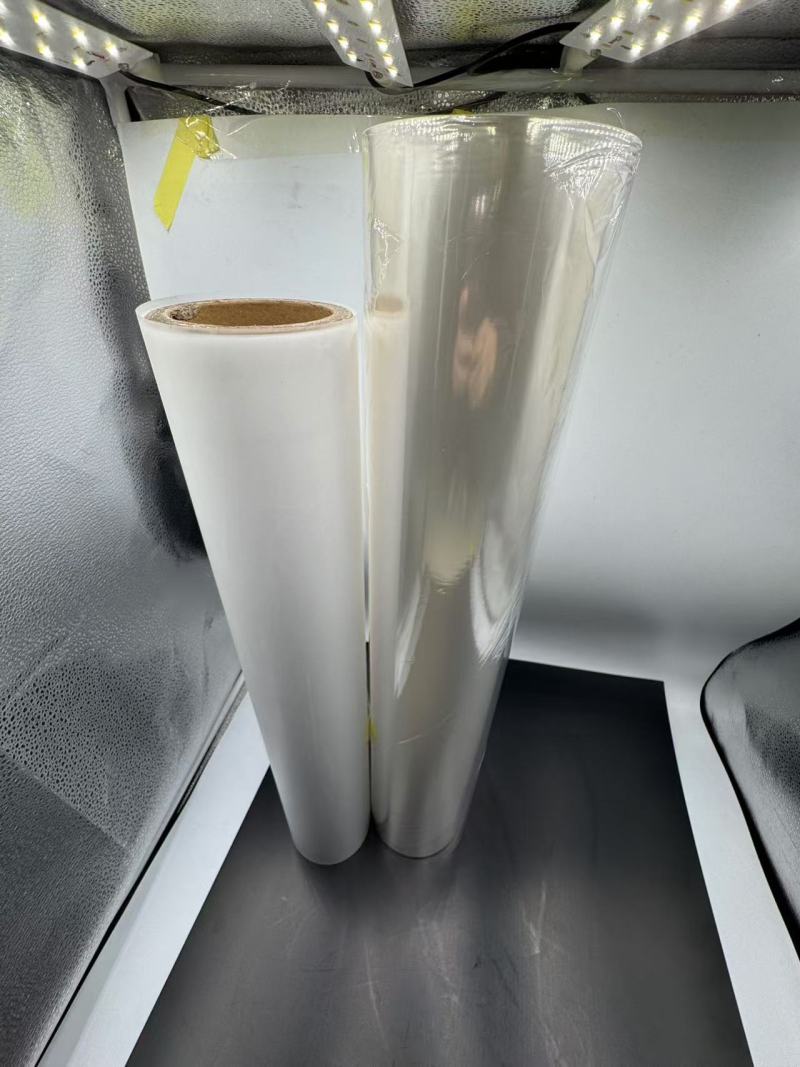 La aplicación de película BOPP transparente, película mate y película blanca perlada en varios