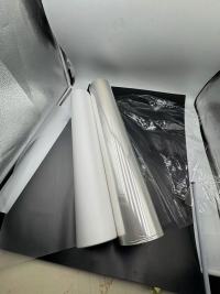 La aplicación de película BOPP transparente, película mate y película blanca perlada en varios