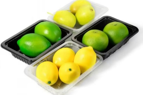 Dulang Paparan Buah/Daging Plastik PET Bekas Makanan