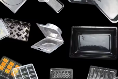 Plateau alimentaire en plastique PP avec séparateurs