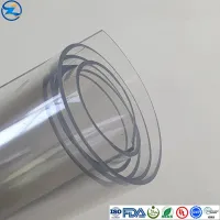 Prosojna upogljiva mehka PVC folija v zvitku