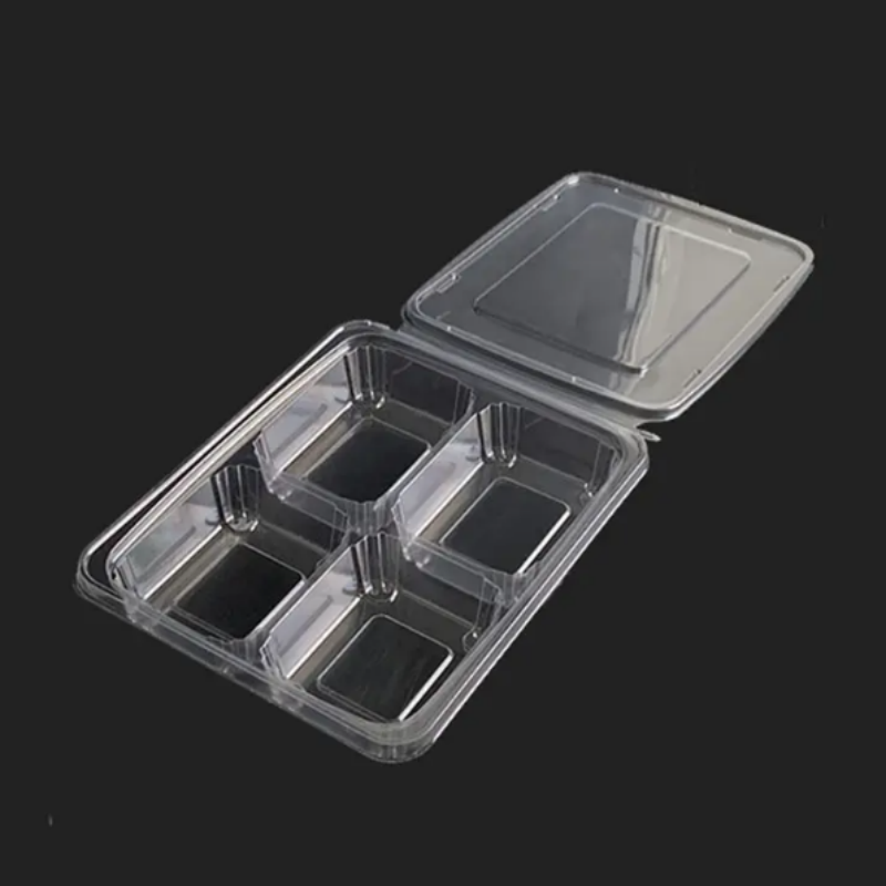 Transparent Disposable PET Food Tray