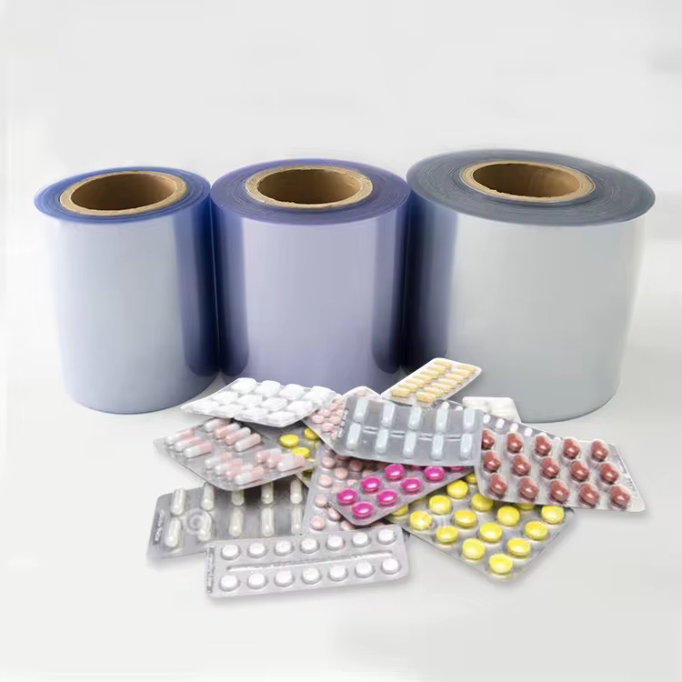 PVC film in blister packaging