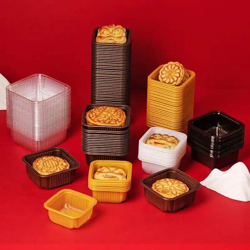 Black PP thermoforming food box