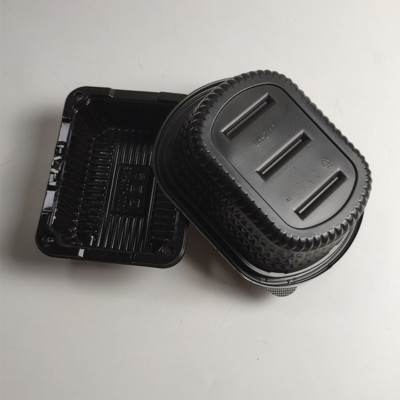 Fiambrera desechable de polipropileno para llevar, contenedor de comida rápida