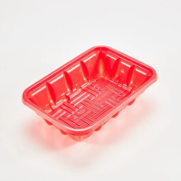 Bandeja blíster de PET transparente/Bandeja de volteo/Caja para alimentos