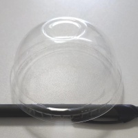 Tapa plana de PLA para vasos de bebidas frías
