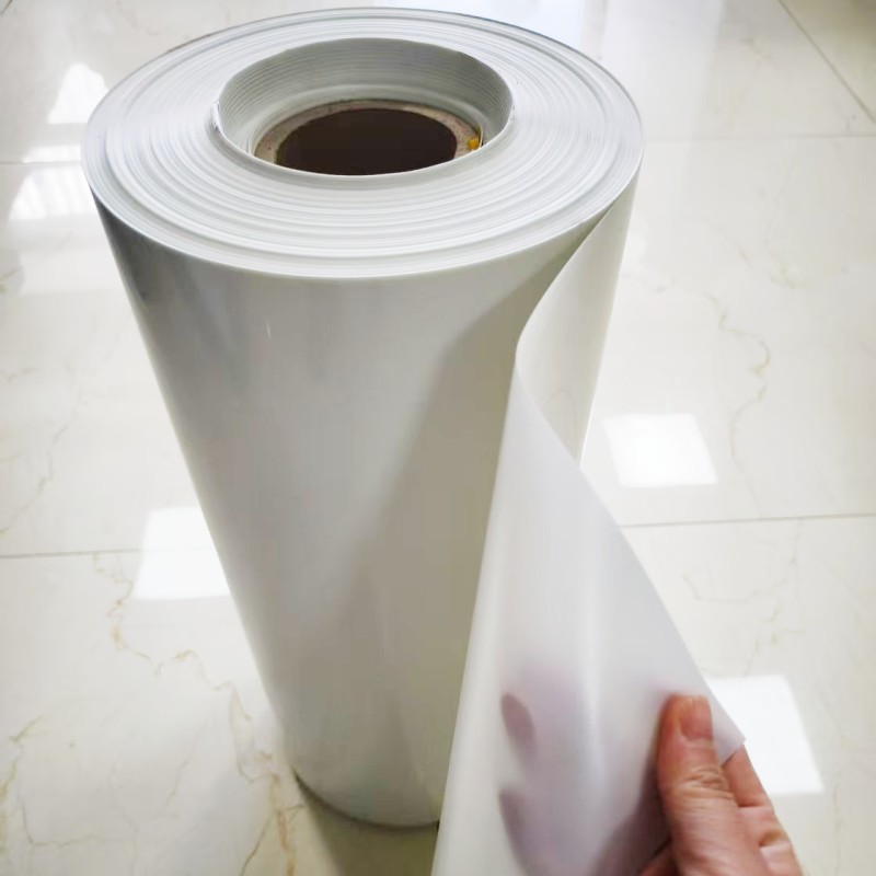 Sijajna/mat bela PET folija za UV tisk