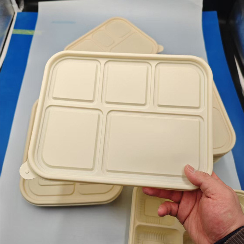 Starch-based disposable food container