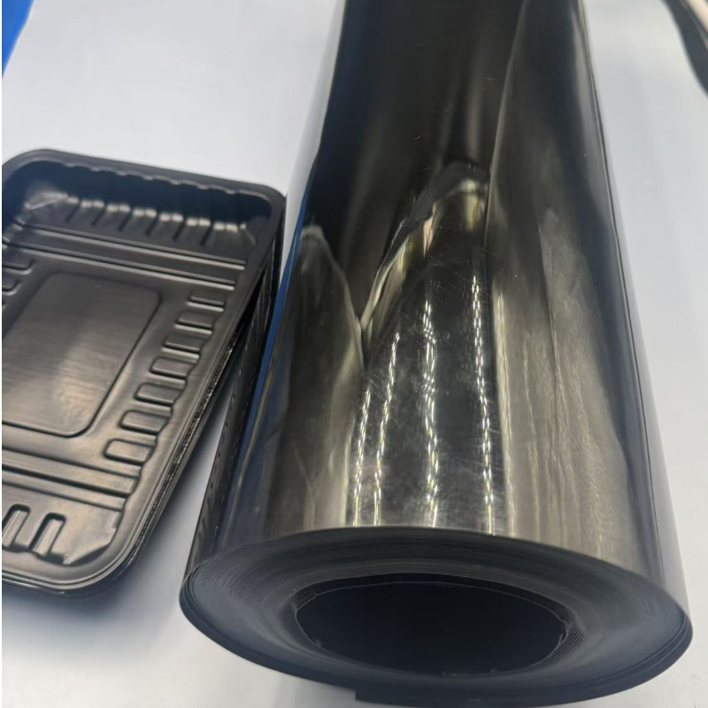 Predstavljena črna PET folija: robusten ščit za pretisne omote namiznega pribora