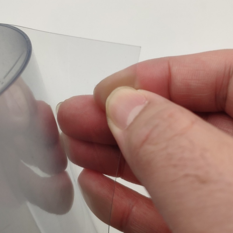 steklena prozorna pvc folija bela neprozorna pvdc folija