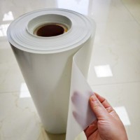 Película termoformada de PET blanca para impresión con tinta acrílica