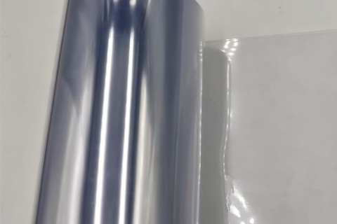 Rouleau de feuille de plastique PVC transparent