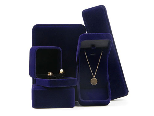 PVC Flocked Film Jewelry Boxes