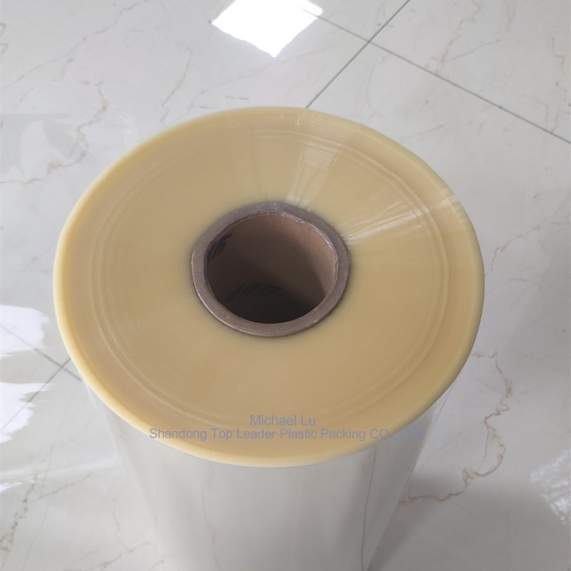 Filme retrátil de PVC transparente de 40 mícrons