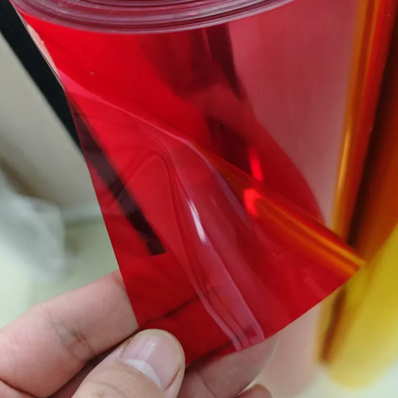 Blauwe doorschijnende PVC farmaceutische film