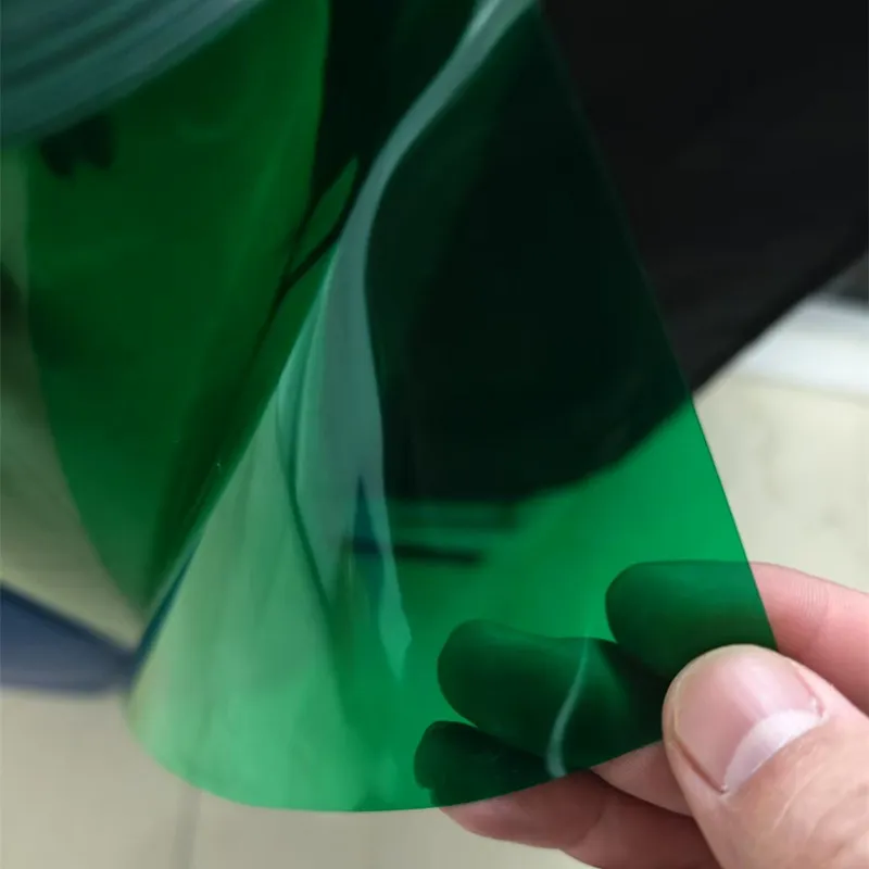Blauwe doorschijnende PVC farmaceutische film
