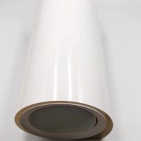 Högblank vit PETG/PET-film för skåp