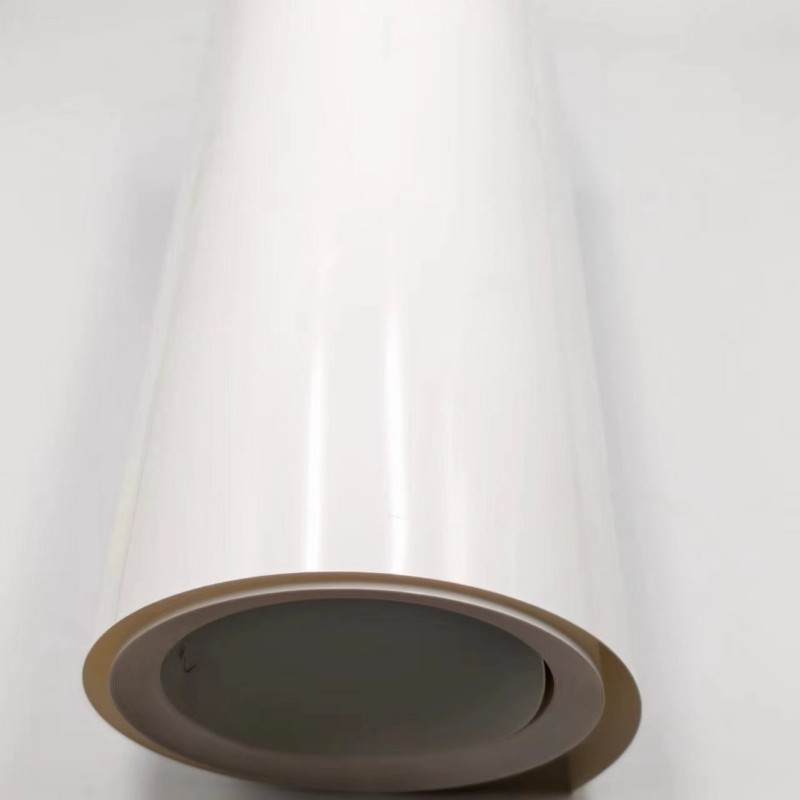 Högblank vit PETG/PET-film för skåp