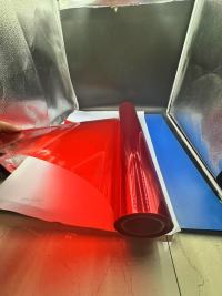 Den livlige alsidighed af farvet PVC-film i emballage og indretning