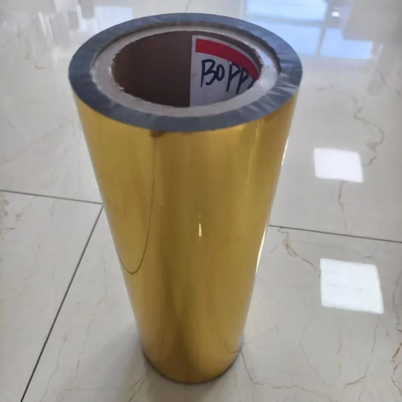 Goud gemetalliseerde PET-film Aluminium glanzende BOPET-film