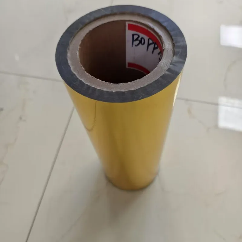 Goud gemetalliseerde PET-film Aluminium glanzende BOPET-film