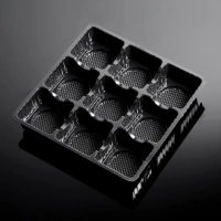 Pladenj za pretisne omote iz PET školjk za čokolado/piškote/hrano