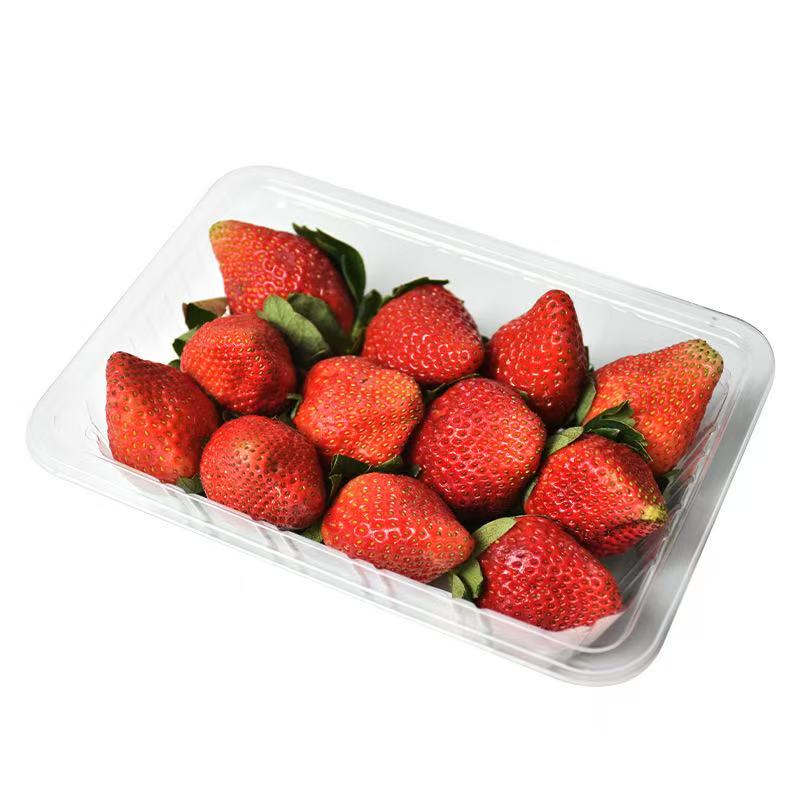 Transparent vegetable packaging