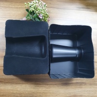 schwarze PS-Flockfolie zum Tiefziehen von Crafts-Innenschalen