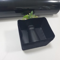 schwarze PS-Flockfolie zum Tiefziehen von Crafts-Innenschalen